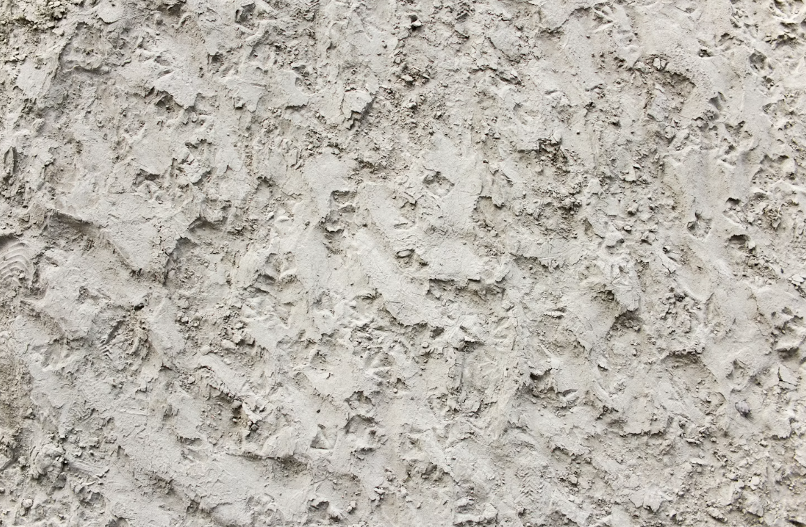 Close-up of a pale clay-like texture