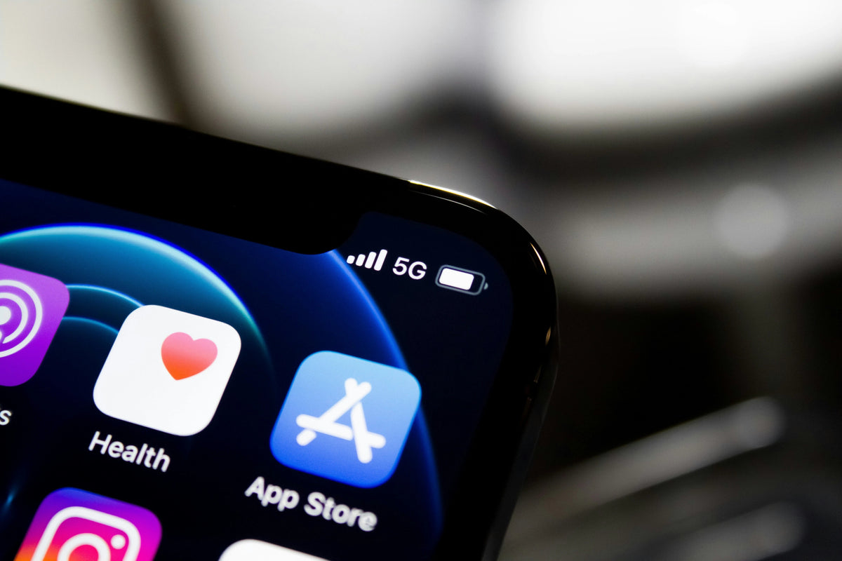 image of an app on a phone
