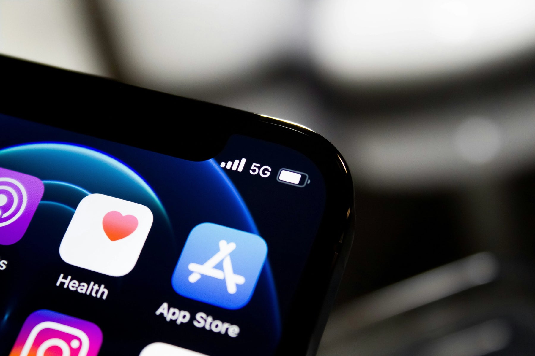 image of an app on a phone
