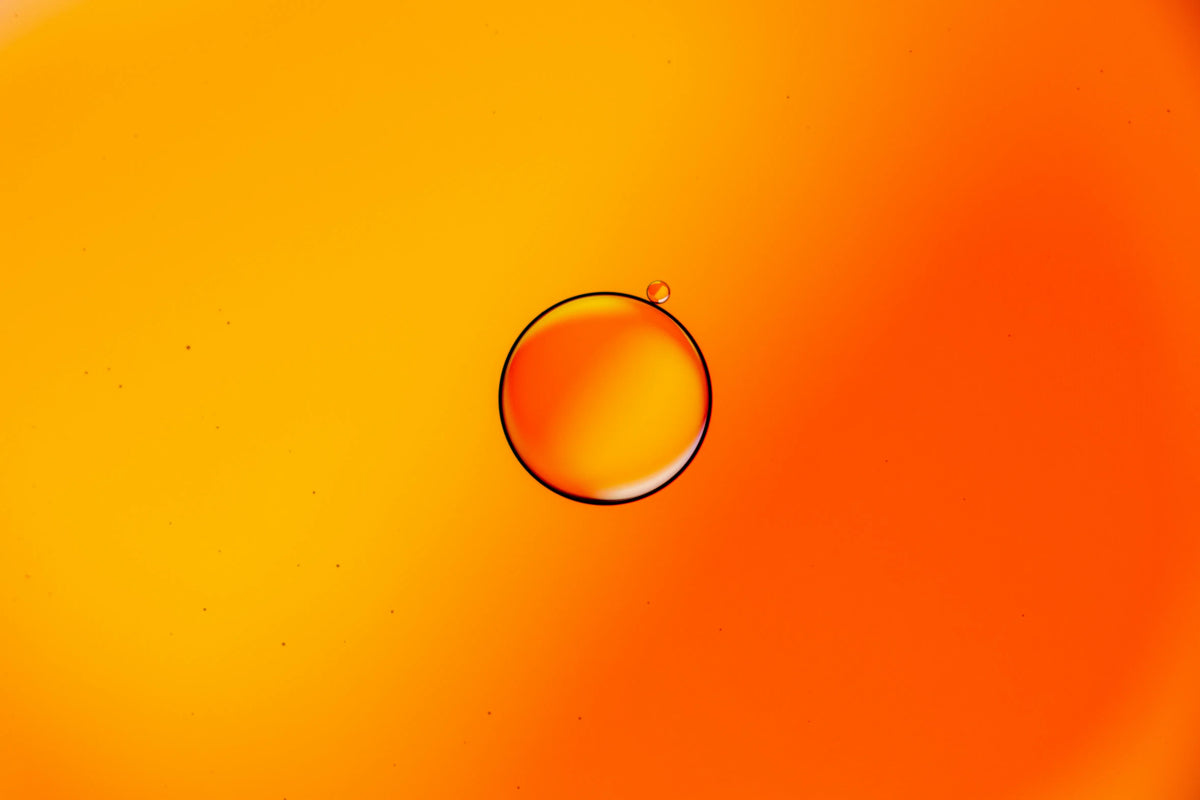 abstract orange oil image