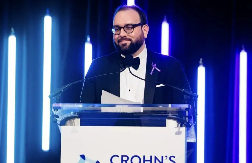 Speaker at a Crohn's & Colitis Foundation event