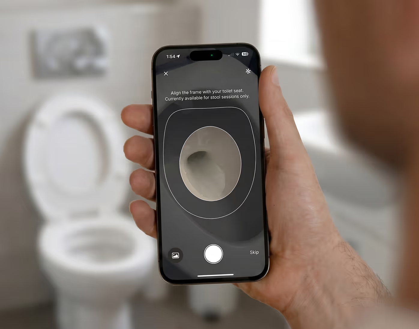 The Throne app recording a session while away from home